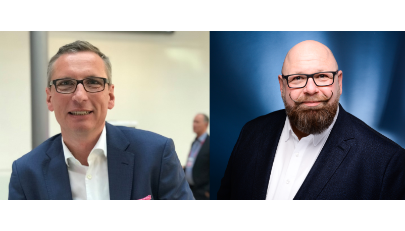 Jörg Scholz (Deutsche Telekom) and Guido Massfeller (Google Cloud)