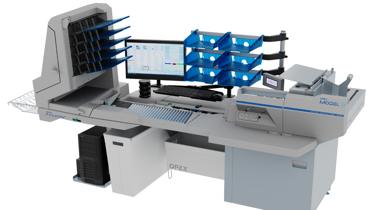OPEX document scanner FalconV+ RED as part of the X-NRW complete solution