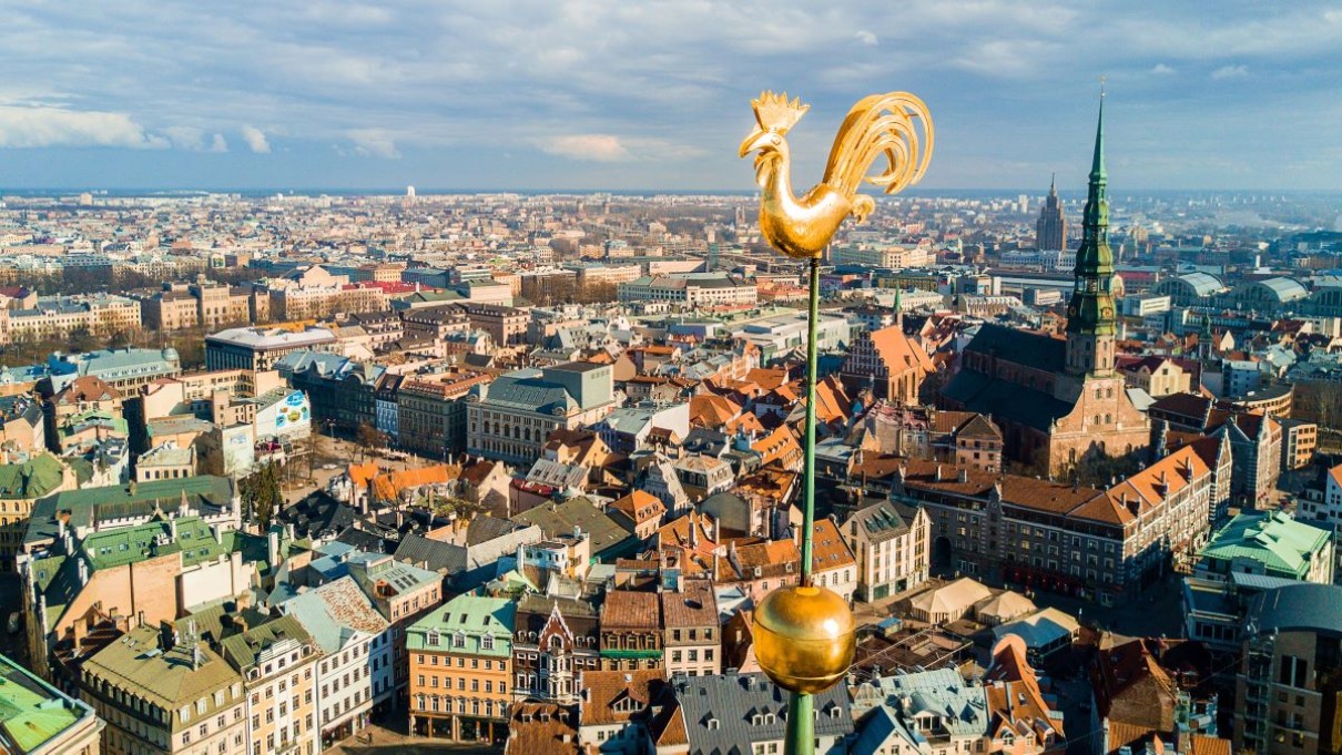 Luftaufnahme von Riga Luftaufnahme von Riga