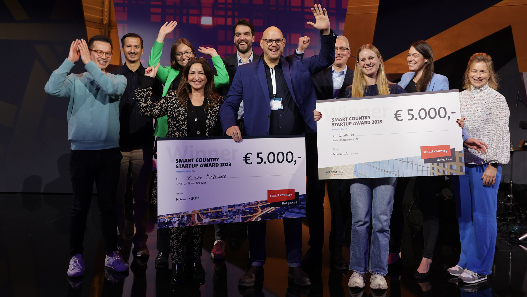 Plaza Stage of the Smart Country Convention, winner of the Smart Country Startup Award 