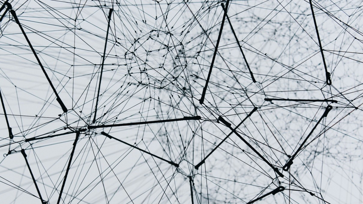 Graphic of a net Graphic of a net