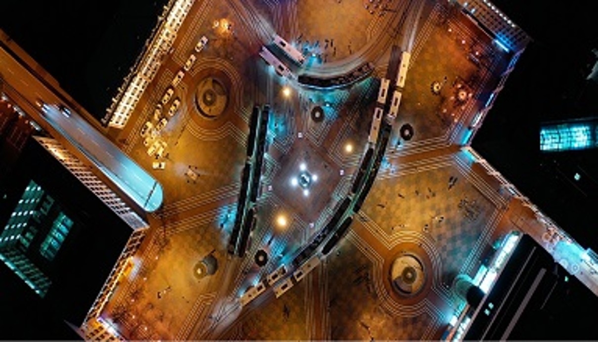 City lights from above City lights from above