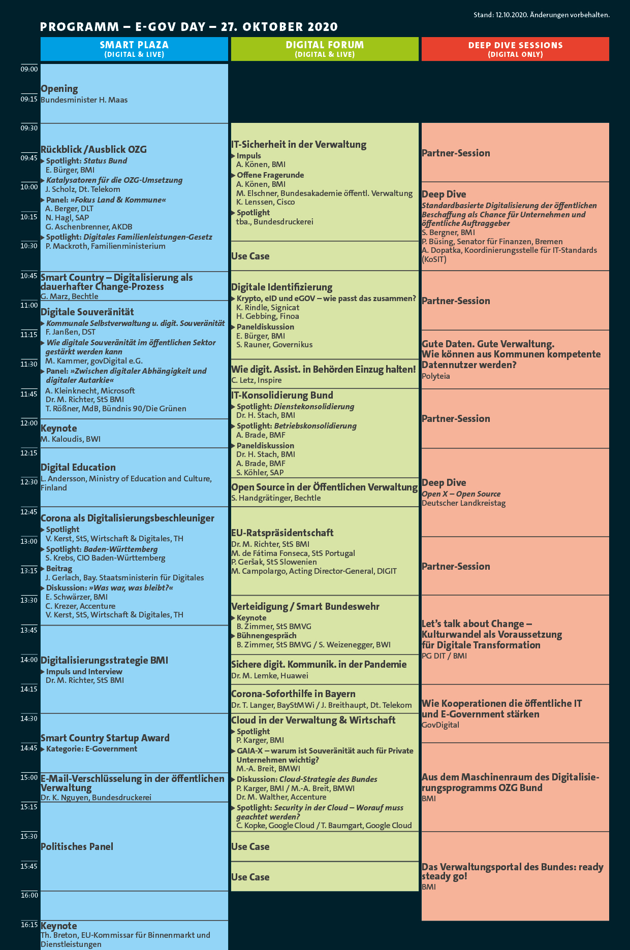 Programmraster E-Government Day