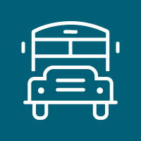Themengebiet Smart Transport / Mobility. Symbolbild von Mobilitätslösungen für effiziente und ressourcenschonende Transportsysteme.