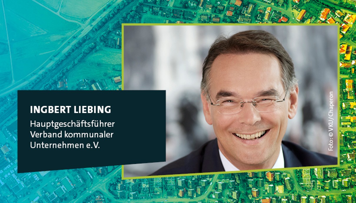 Ingbert Liebing ist Hauptgeschäftsführer des Verbands kommunaler Unternehmen (VKU)