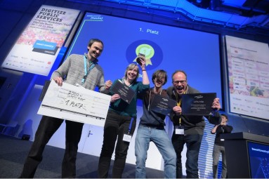 Gewinnerteam Hackathon Smart Country