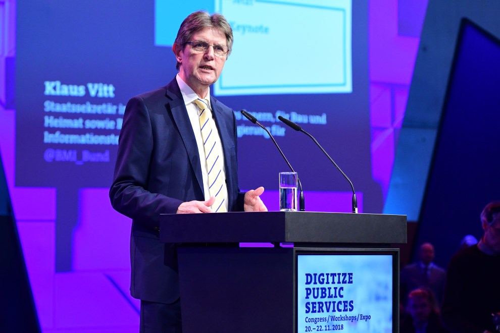 „Nutzerorientierung first“ - BMI-Staatssekretär Klaus Vitt startet Zentrales Rechnungseingangsportal